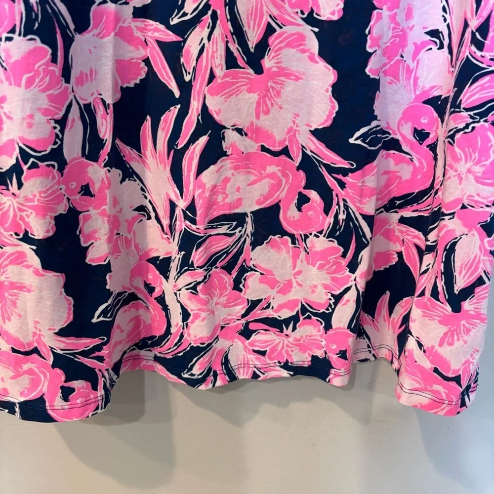 Lilly Pulitzer Floral Waverly Floral 3/4 Top Women’s Size Medium